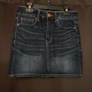 American Eagle Denim High-Rise Mini Skirt